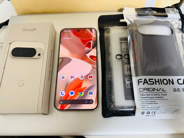 Google Pixel9 Pro XL 128GB Porcelain ホワイト SIMフリー 美品 付属品完備 おまけ付き
