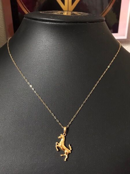 K18 金 アクセサリー ネックレスペンダントゴールドカラー