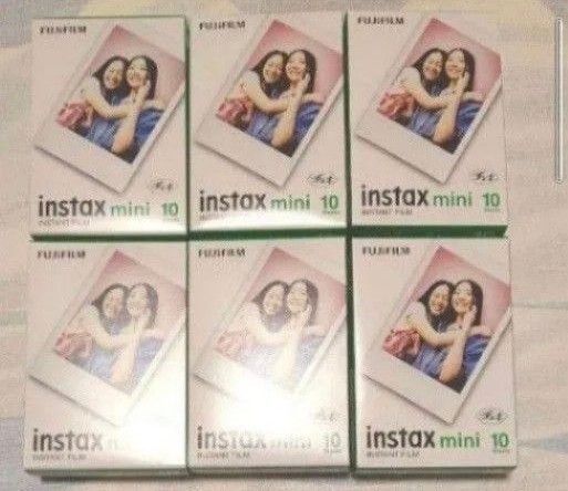 新品 未開封 富士フィルム instax mini チェキ用フィルム 10枚入り 6パックセット 合計60