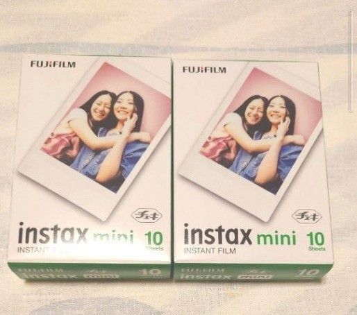新品 未開封 富士フィルム instax mini チェキ用フィルム 10枚入り 2パックセット 合計20枚