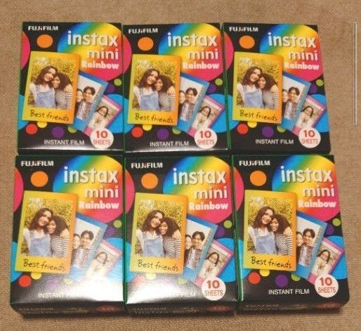 新品 未開封 富士フィルム instax mini チェキ用フィルム 10枚入り 6パックセット 合計60枚