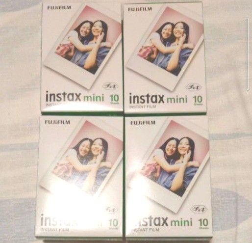 新品 未開封 富士フィルム instax mini チェキ用フィルム 10枚入り 4パックセット 合計40枚
