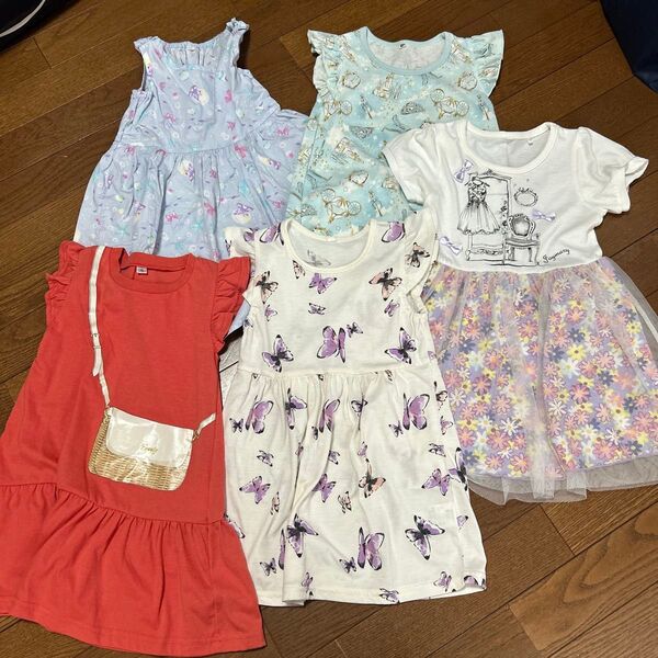 女の子 ワンピース 5着セット 110センチ