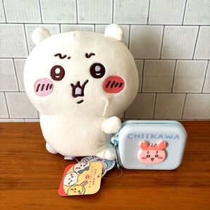 【新品未使用】ちいかわイヤッぬいぐるみ ちいかわミニシリコンポーチ カニ 2点 まとめ売り
