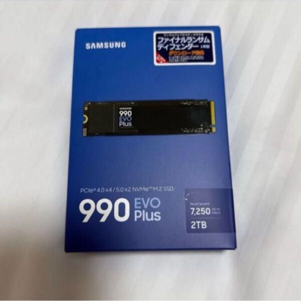 Samsung NVMe M.2 SSD 990 EVO Plus 2TB 国内正規保証品 MZ-V9S2T0B-IT