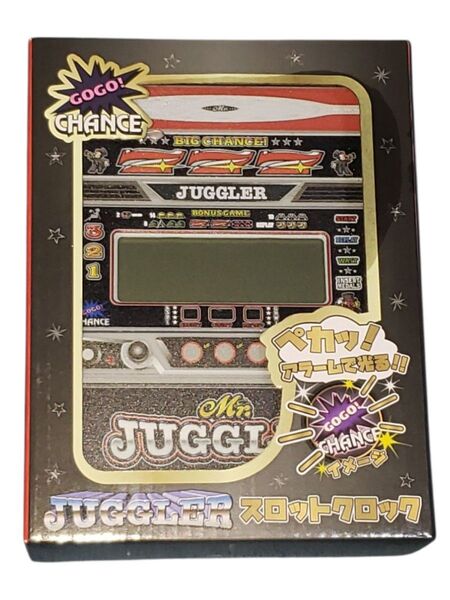 Mr.JUGGLER ジャグラー スロットクロック 目覚まし時計 GOGOランプ パチスロ ペカッ