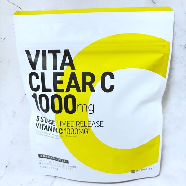 イコリス ビタクリアC 高濃度 ビタミンC サプリメント 1,000mg配合 リポソームビタミンC 90粒入