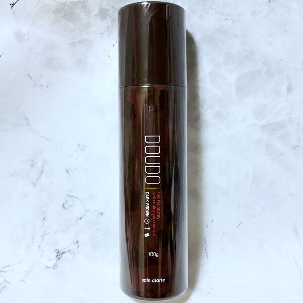 DOUDO ドウド ボリュームアップヘアスプレー 薄毛 白髪 隠し 増毛スプレー 100g ダークブラウン
