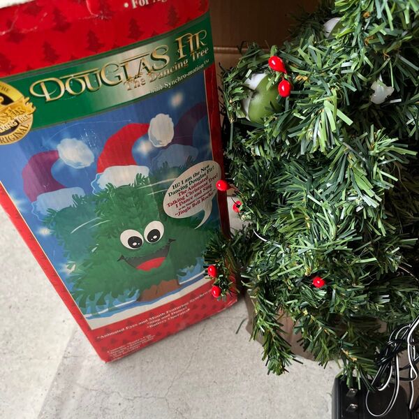 ダンシングツリー当時物 Douglas Fir The Dancing Tree 動く 歌う クリスマスツリー