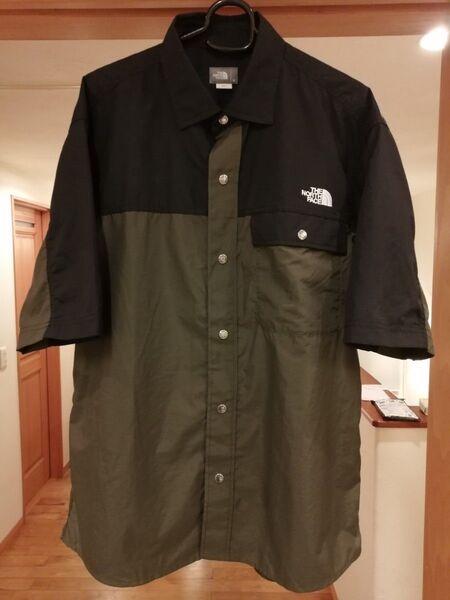 訳あり THE NORTH FACE ヌプシシャツ NR22331 ノースフェイス 半袖 ニュートープ メンズM