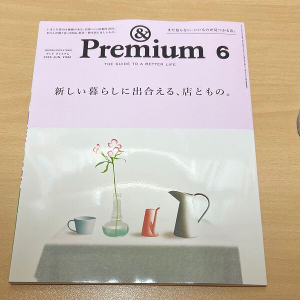 &Premium アンドプレミアム 2025年6月 新しい暮らしに出合える、店ともの。雑誌