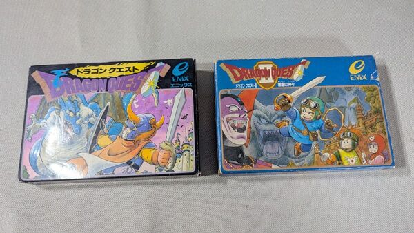 H97 起動確認済み ドラゴンクエスト 1 2 箱 説明書 ファミコン