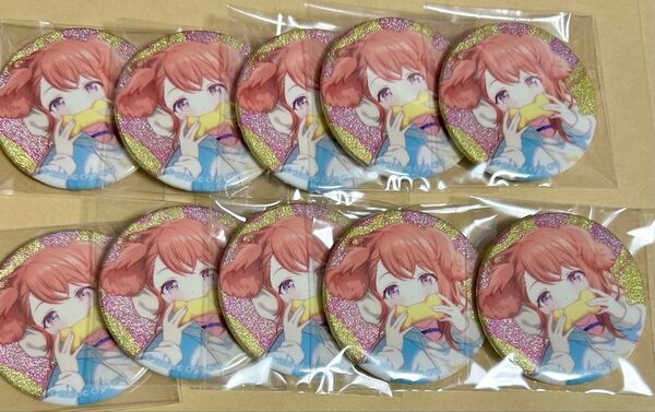 38c グリッター缶バッジ 花里みのり