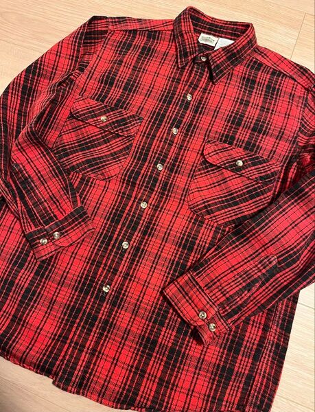 90s FIVE BROTHER ネルシャツ L 古着 ビンテージ