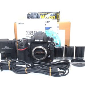 S回数16785回♪バッテリー3個&元箱付き♪Nikon D800 ボディ♪