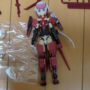 ジャンク 説明書なし フレームアームズ・ガール 迅雷 フェイスパーツ デカール