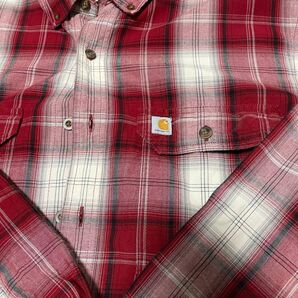 carhartt チェック柄 長袖シャツ XL TALL
