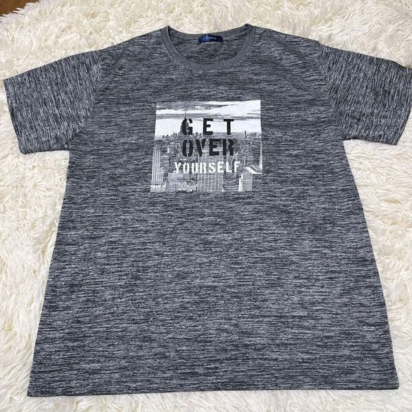 Navy グレーTシャツ