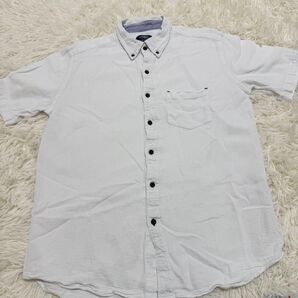 Navy ホワイトポロシャツ(半袖)