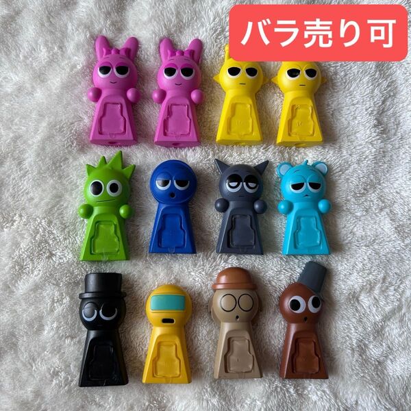 スプランキー フィギュア 張り付く ひょっこり バラ売り スプランキーフィギュアセット SPRUNKI フィギュア