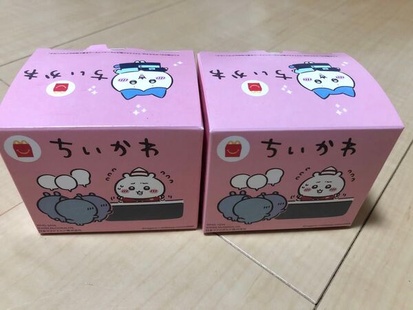 マクドナルド ちいかわ ハッピーセット おもちゃ 空き箱2個セット