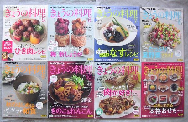 料理本 きょうの料理2023年5月〜12月号 8冊&2009年12月号 計9冊セット