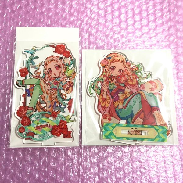 地縛少年花子くん ミュージアム 10周年記念 アジアンテイスト ちょいでかアクリルスタンド 寧々 セット