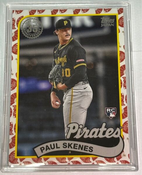 MLB 2024 topps Japan edition Paul Skenes ポールスキーンズ