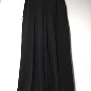 Y-3 20SS CLASSIC WIDE LEG TRACK PANTS M ワイドレッグパンツ スラックス 黒 ヨウジヤマモト