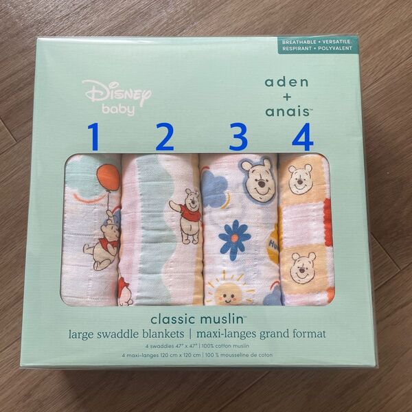 【aden+anais】新品未使用 / スワドルディズニー