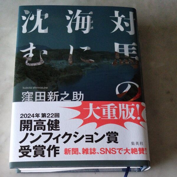 対馬の海に沈む 窪田新之助/著