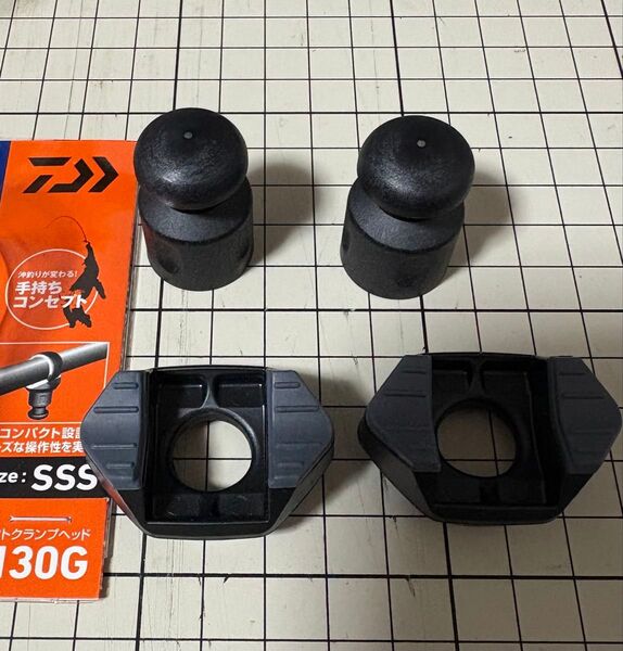ダイワ コンパクトクランプヘッドCH30Gのクランプテーブルとクランプ締め付けネジのみ2セット