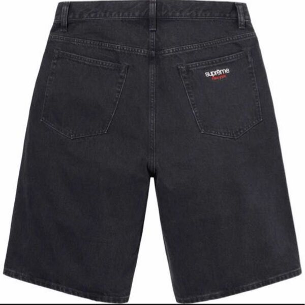 Supreme Baggy Denim Short "Black" (24SS)