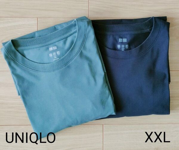UNIQLO ユニクロ エアリズム クルーネック 長袖 Tシャツ XXL
