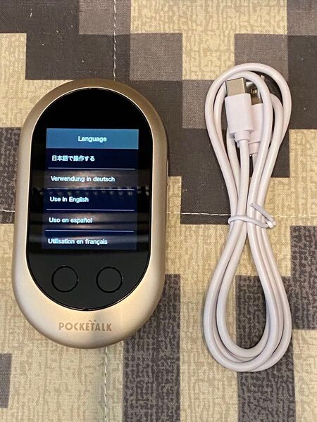POCKETALK W ポケトーク W ゴールド 音声翻訳機