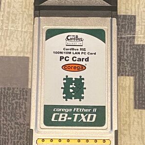 corega PCカード CB-TXD 100M/10M LAN