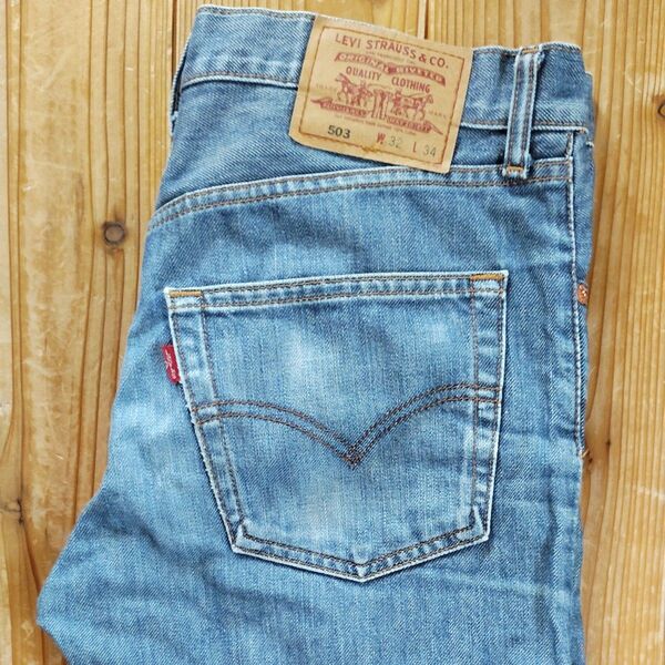 Levi's 503 ジーンズ W32 L34 インディゴブルー リーバイス 古着