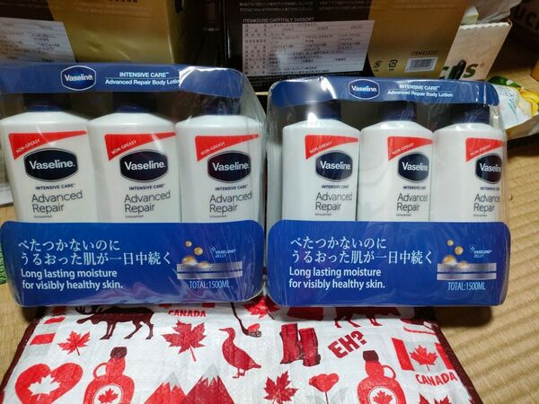 特売!!ヴァセリン アドバンスドリペア ボディローション 500ml×6個