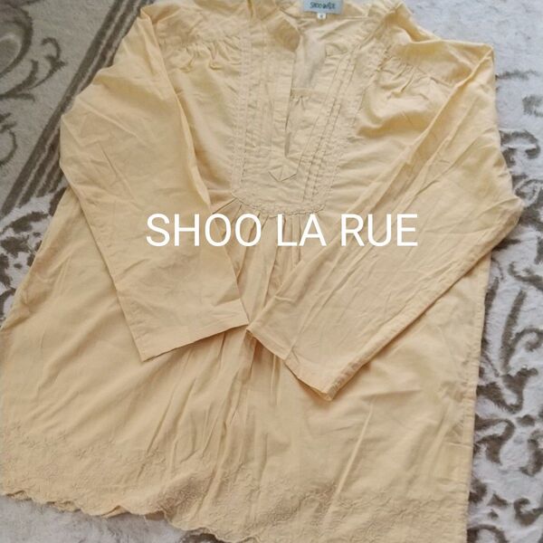 シャツ ブラウス チュニック イエロー スキッパー シャツ 綿