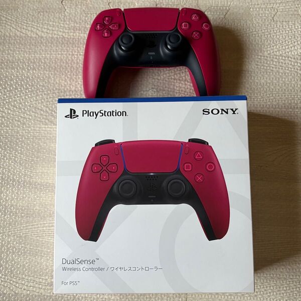 PlayStation5 DualSense ワイヤレスコントローラー CFI-ZCT1J02 (コズミックレッド )