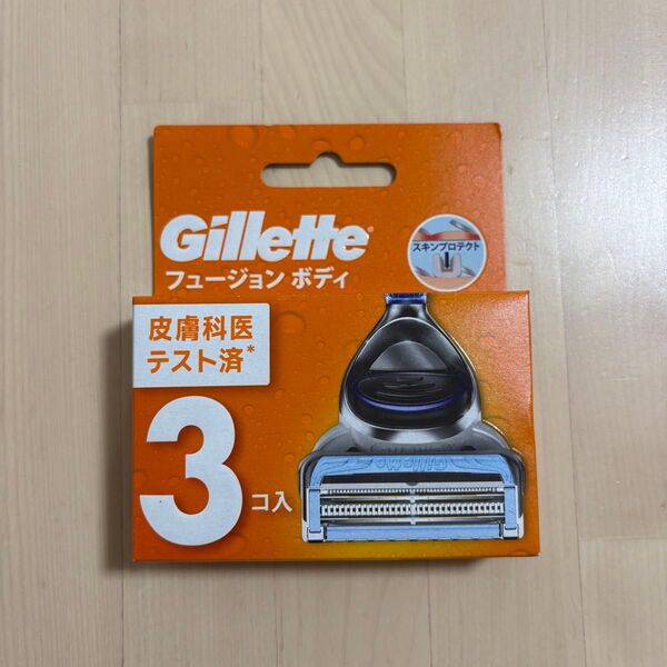 Gillette フュージョン ボディ 替え刃 3コ入 純正品 正規品 ジレット 替刃