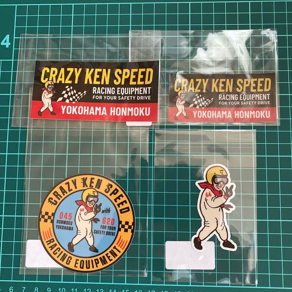 CRAZY KEN BAND ステッカー 4枚セット