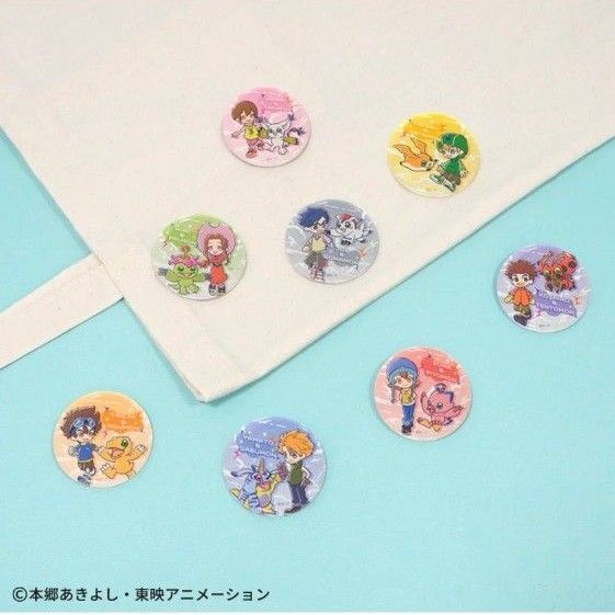 【新品・未開封】デジモンアドベンチャー トレーディング缶バッジ 4個セット