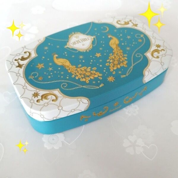 【新品・未開封】AEON限定 ゴンチャロフ製菓 ワイズフェザー缶ケース チョコレート6個 小物入れ