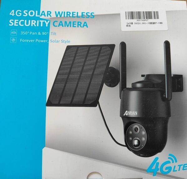 【新品】4Gモバイル回線 屋外用防犯カメラ ソーラーカメラ モーションセンサー