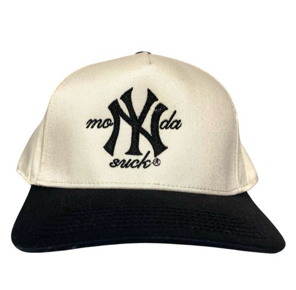 Mondaysuck マンデーサック NYC キャップ ツバ黒 新品未開封品 在庫1個のみ