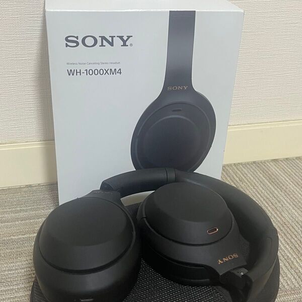 SONY WH-1000XM4 ブラック ノイズキャンセリング ヘッドフォン 付属品完備