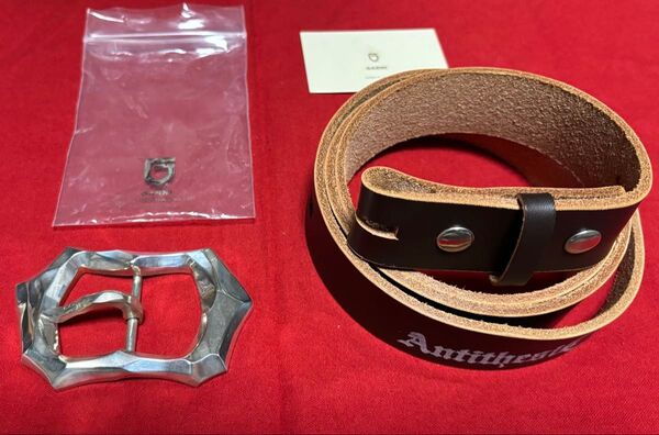 《短期》GARNI バックルベルト ブラック silver925 未使用完品