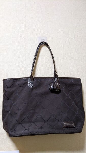 LONGCHAMP トートバッグ ブラウン横縦幅 35x28x15