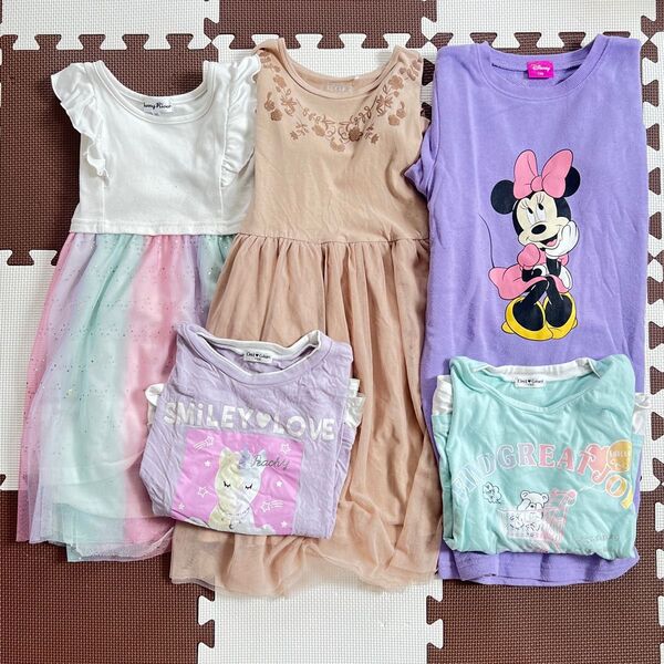 女の子服 トップス、ワンピース 130cmまとめ売り